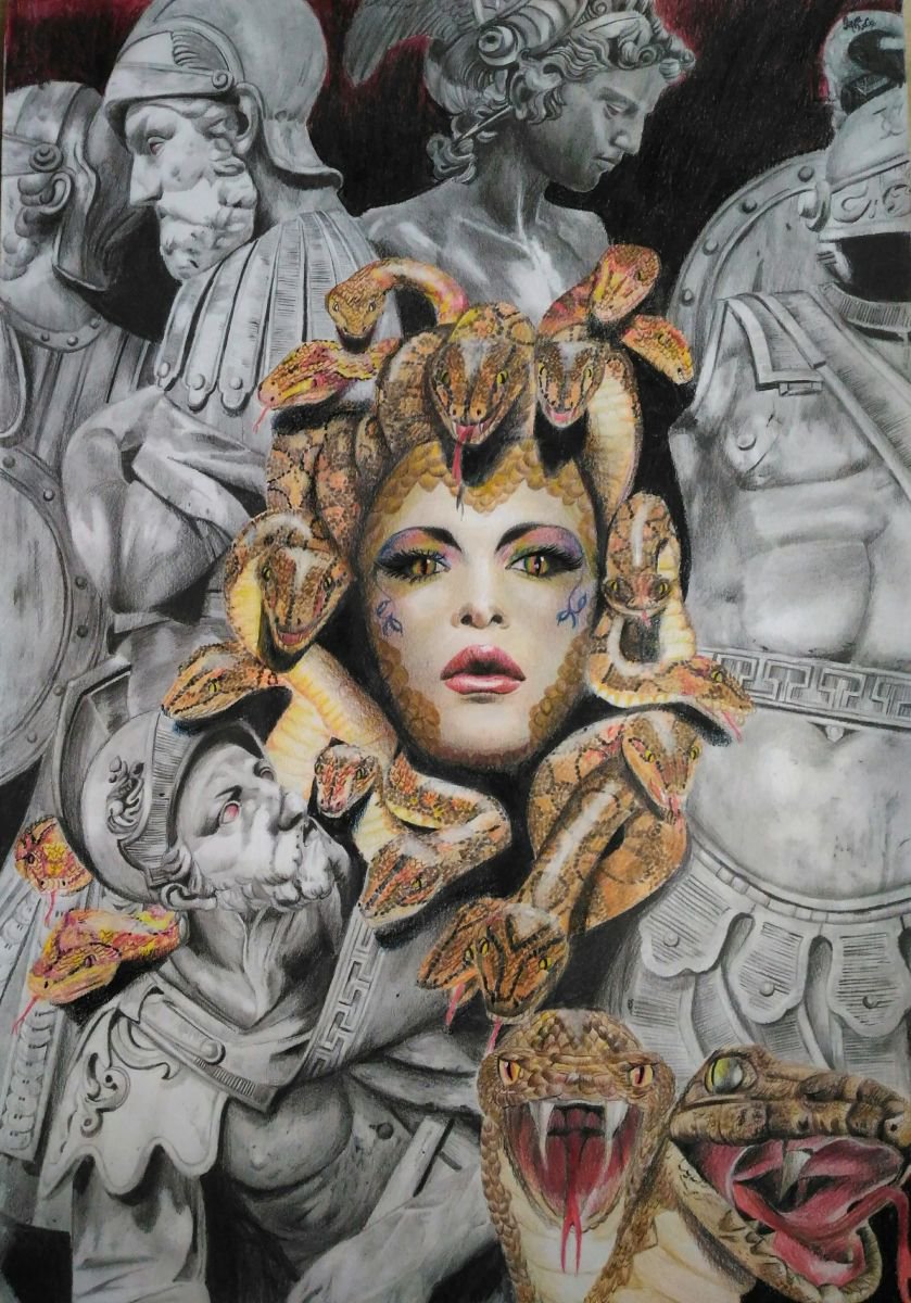  MEDUSA 2014 Pencil drawing by laura muolo Artfinder