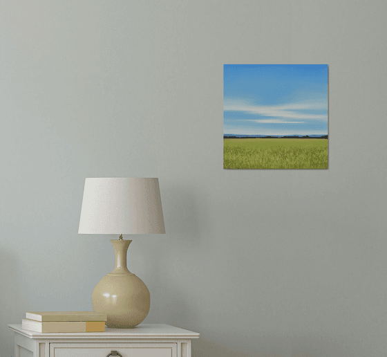 Countryside View - Blue Sky Landscape