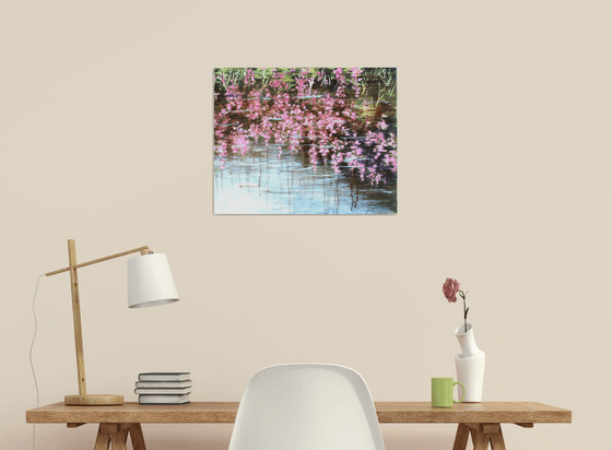 Flower Reflections in Water