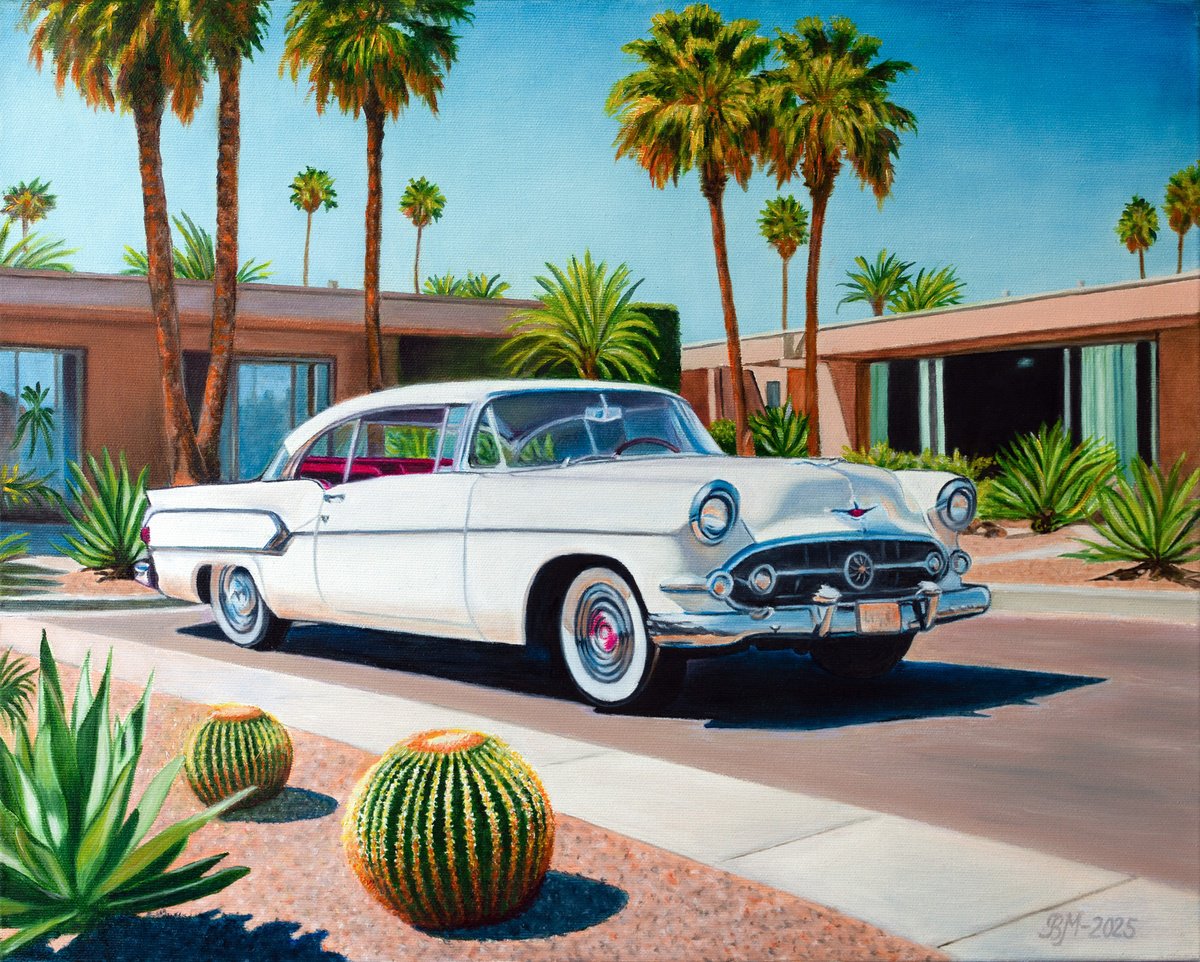 Impressionistic Landscape Oil Painting By Vera Melnyk, 20 X 16", Under The California Sky, Original Artwork