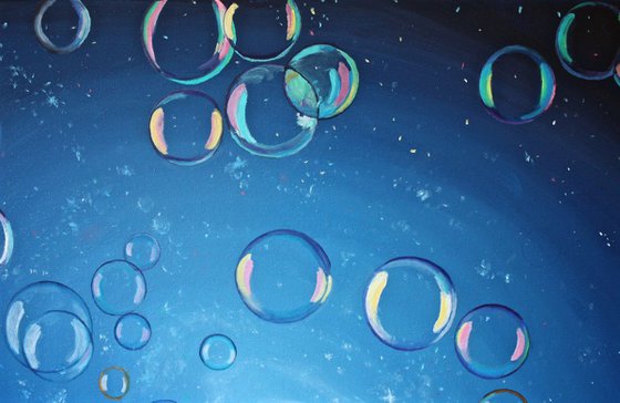 Soap Bubbles in Space