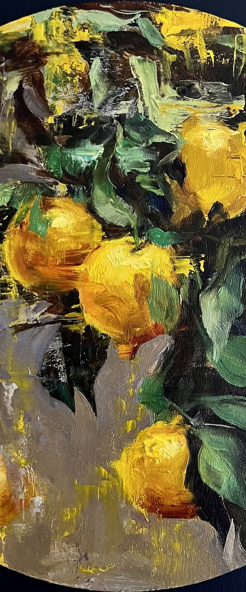 Branches full of lemons by Elena Mashajeva-Agraphiotis