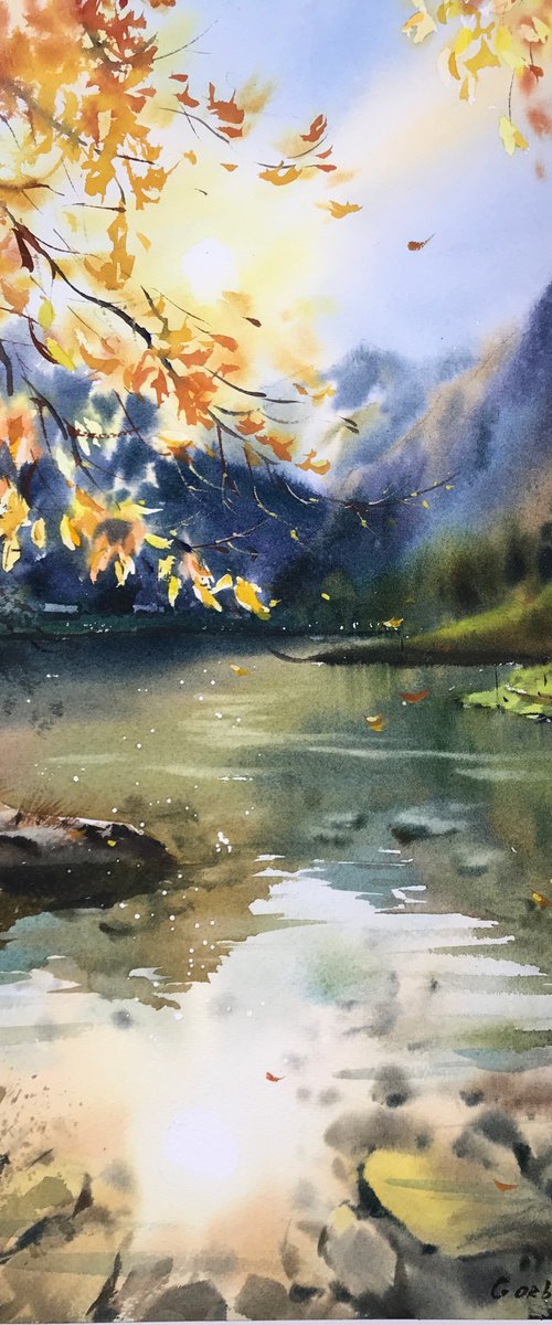 Autumn Alps by Eugenia Gorbacheva