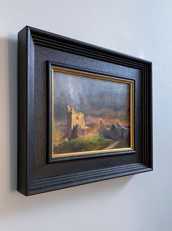 The Castle at Loch Ness framed ready to hang.