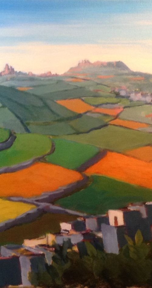 Gozo panorama Maltese Island by Edward  Abela