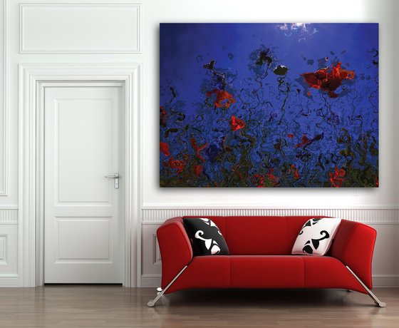 Campo de amapolas/XL large original artwork