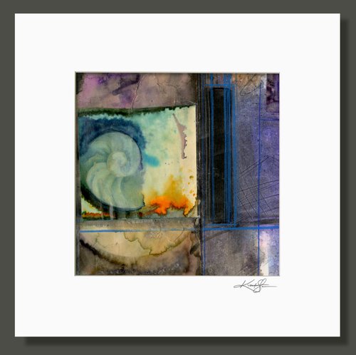 Nature Voices 9 - Abstract Collage Painting by Kathy Morton Stanion by Kathy Morton Stanion