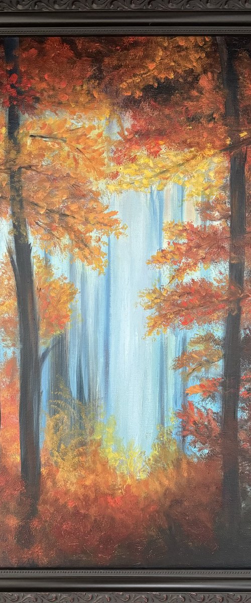 Fall forest by Kateryna Boykov