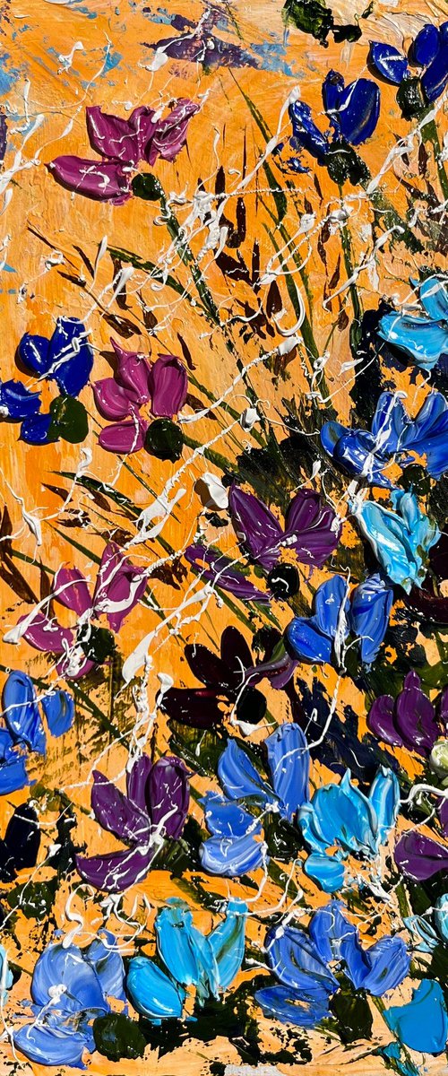 Cornflowers by Halyna Kirichenko