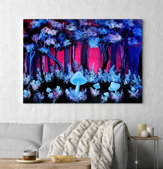 Neon Forest Dreams