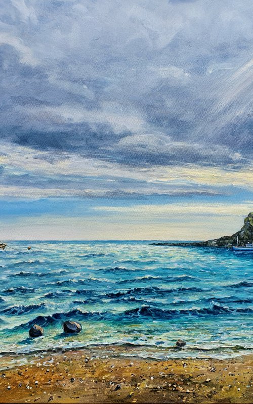 A Day At Lulworth Cove by Joseph  Charman