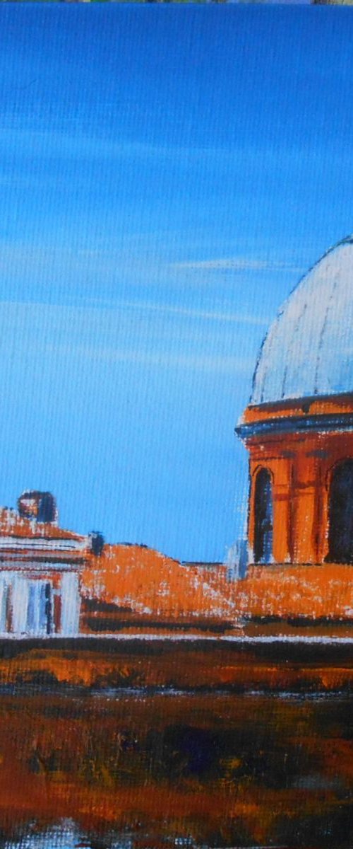 SOLD; Summer in France: L'hopital de La Grave, Toulouse by Sue Knight