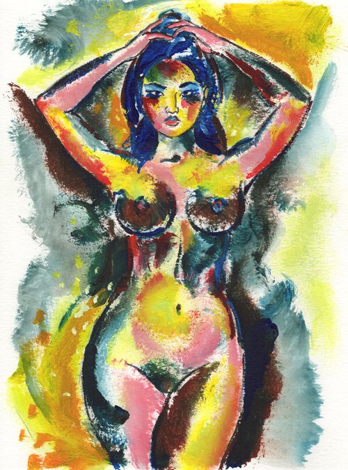Colorful Nudes series no. 62 by Daniel Petrov