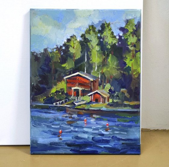 Finnish Lakeside Cottage