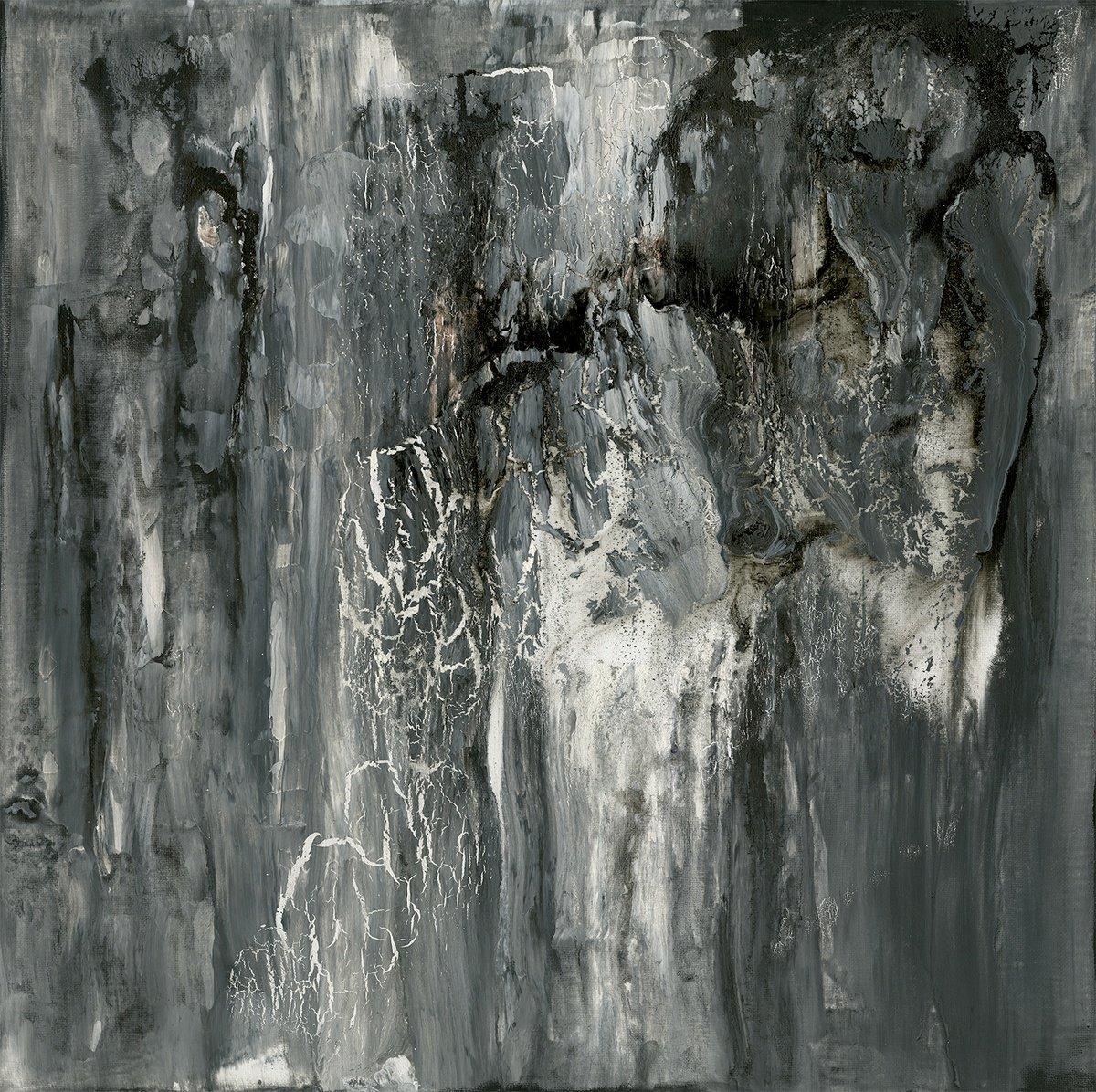 Abstract Painting By Kathy Morton Stanion, 20 X 20", Metamorfosis, Original Artwork