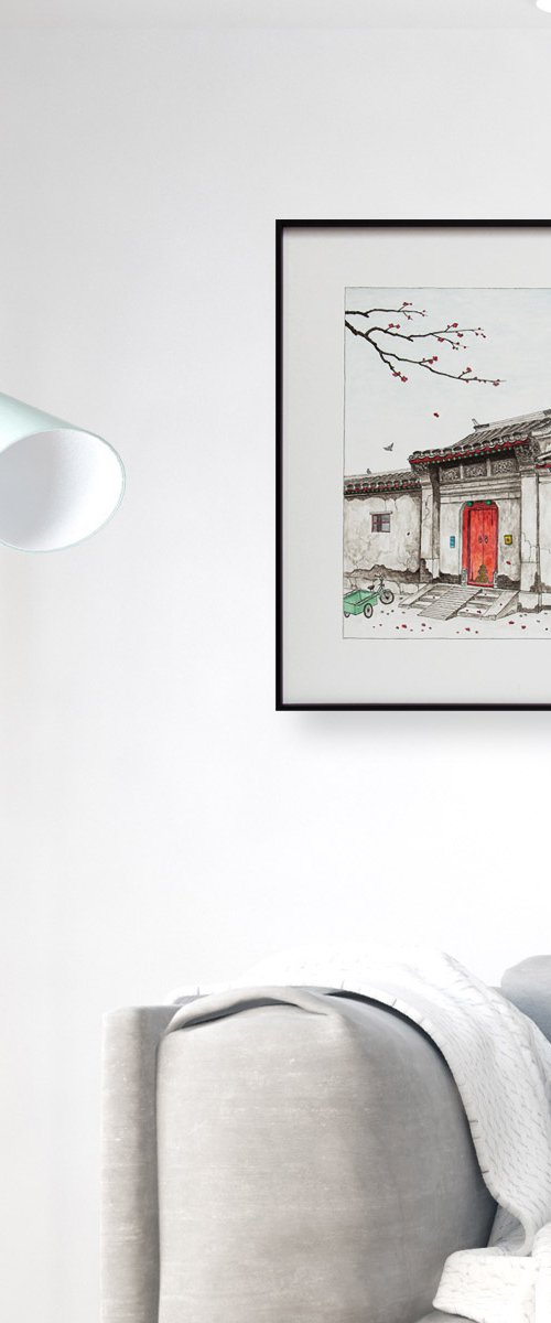 Beijing Hutong No.8 by Yuan Hua Jia