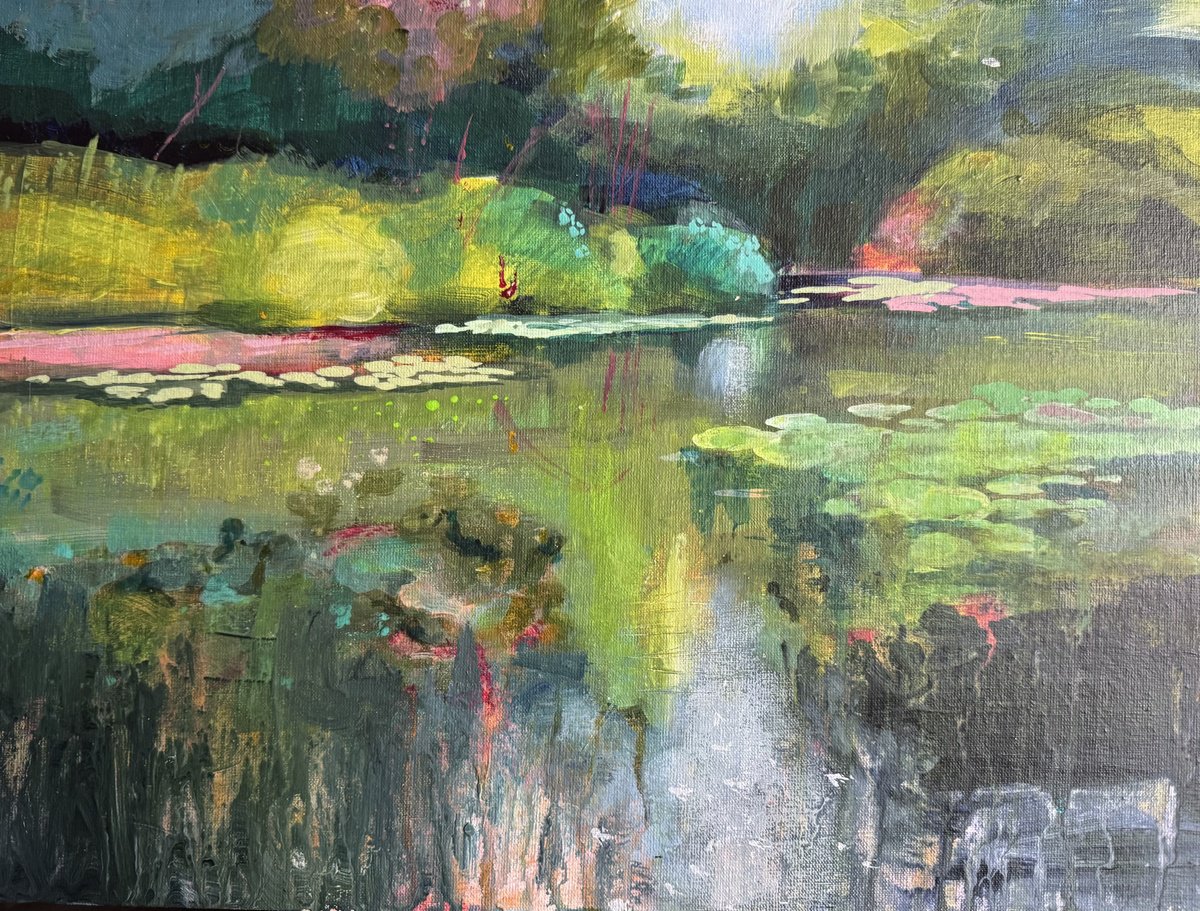Frogmore Reflections By Ayse Mcgowan, 16 X 12, Artwork For Sale On Artfinder