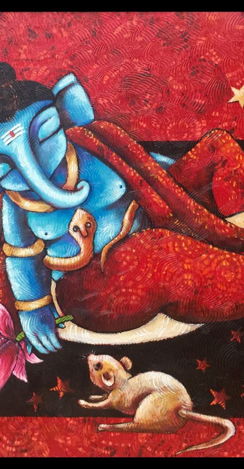 Ganesha and the Moon by Sonali Mohanty
