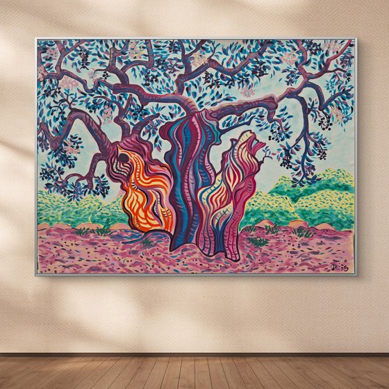Between Worlds, an Olive Tree