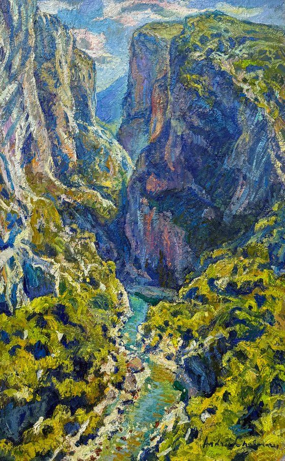 Verdon. Heart of the canyon