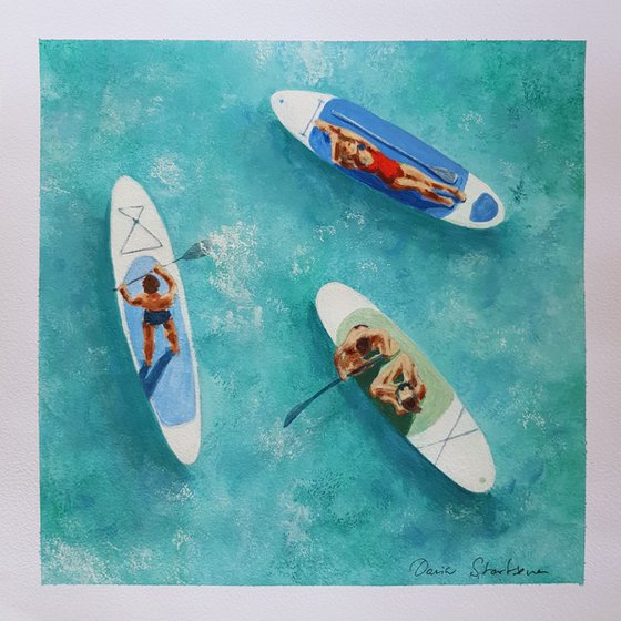 Paddleboarders