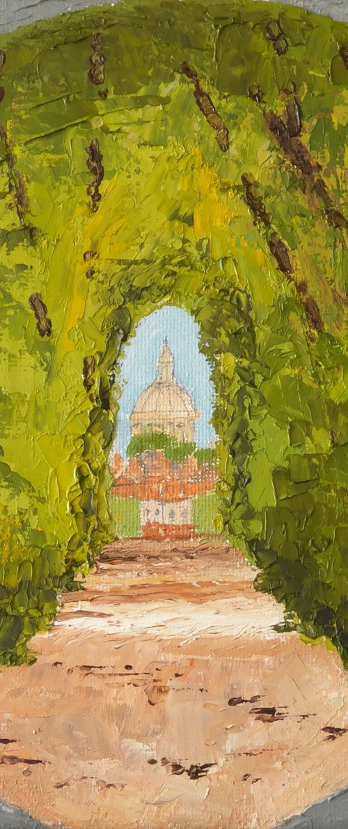 Aventine Keyhole, Rome by Maddalena Pacini