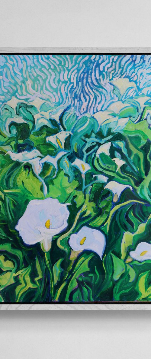 Purity - White Lilies by Mary Kemp