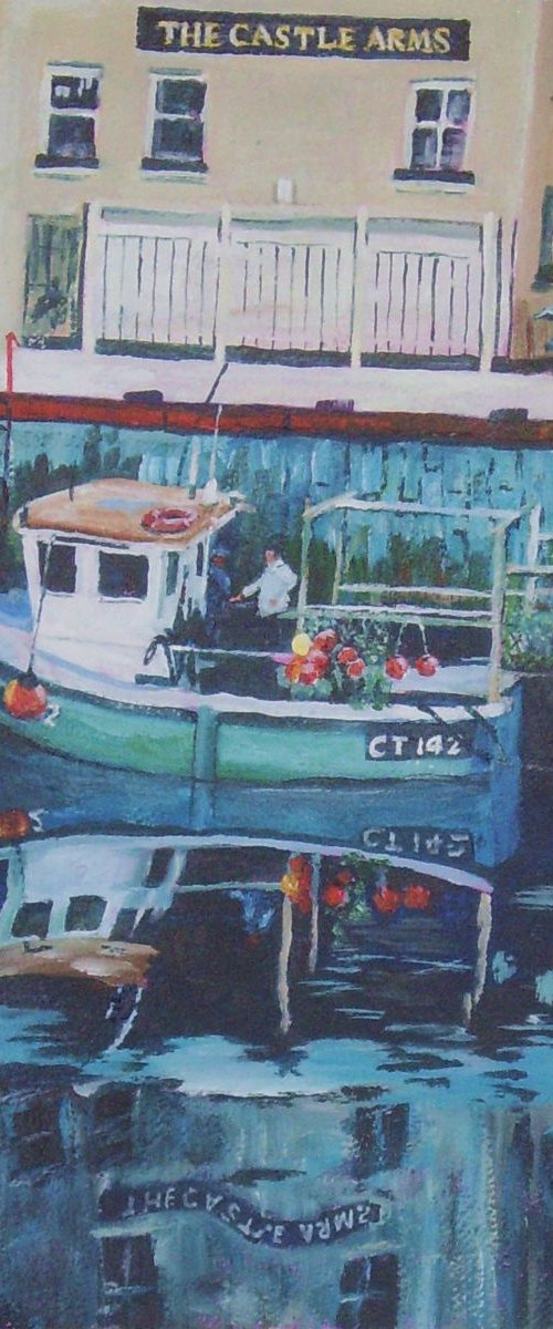 Lobster Boat at The Glue Pot Pub, Castletown - Isle of Man by Max Aitken