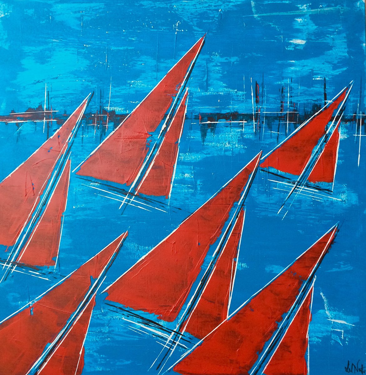 BIG Racing Reds 30x30 by Lil Nutter