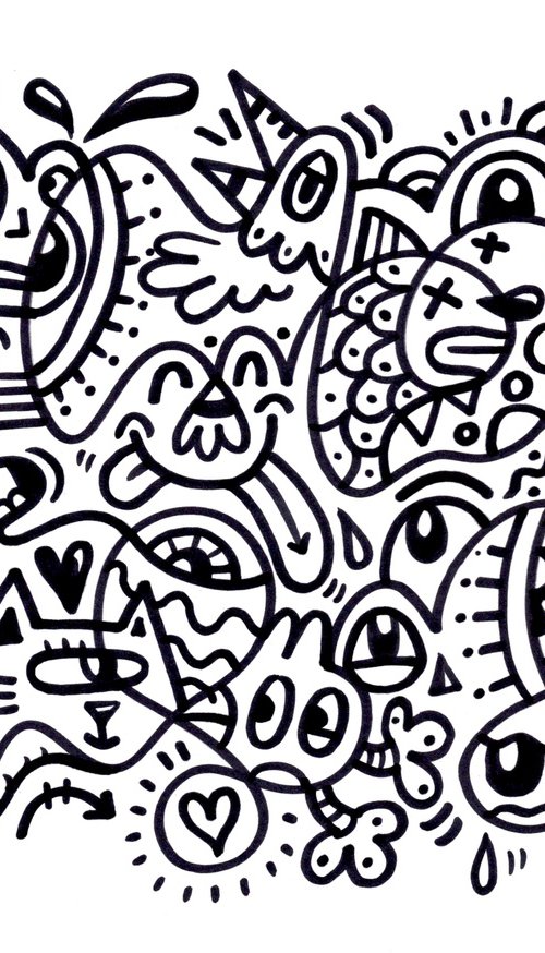 Doodle Drawing by Luke Crump