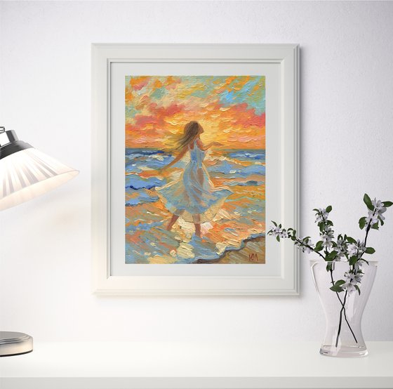Dance in sunset