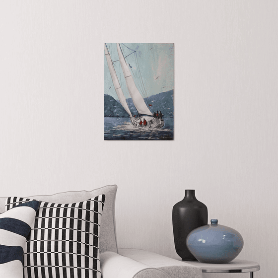 Regatta (2019) Watercolor 42*30cm