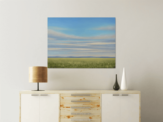 Tranquil Vista - Blue Sky Landscape