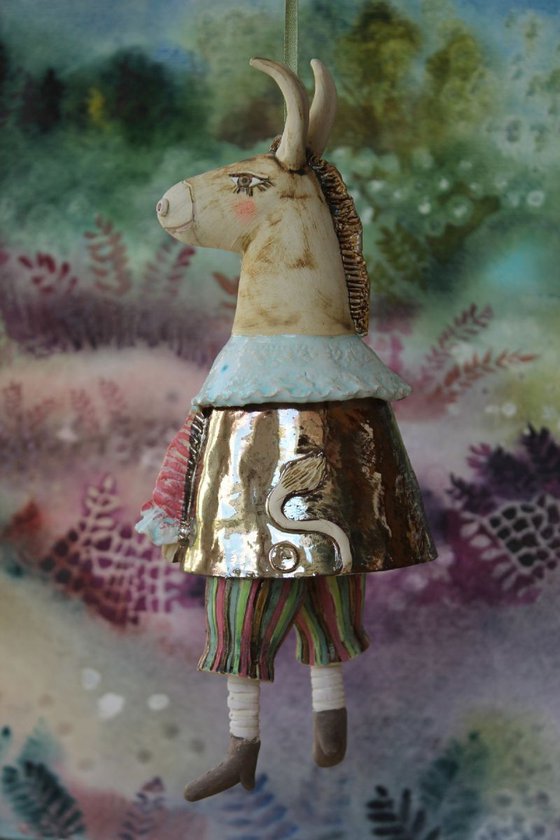 Bottom. From Midsummer Night's Dream Ceramic illustration project by Elya Yalonetski