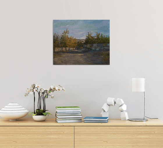 Landscape (40x50cm, oil painting, impressionistic)