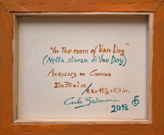 IN THE ROOM OF VAN DOG - ( 25 x 30 cm )