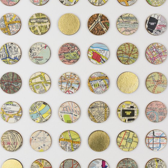 100 London Map Dots