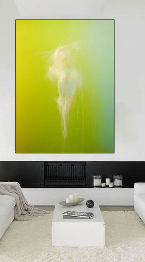 Extra Large Painting Contemporary Art - Fragrance of Summer Jump (132b15) by Yuri Pysar