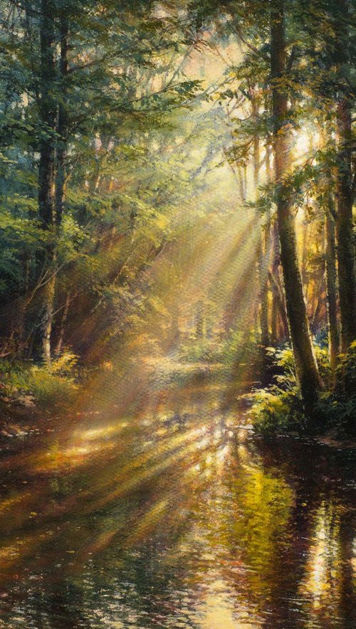 Morning reflections by Viktar Yushkevich YUVART