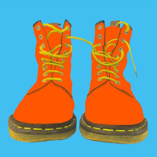 Orange Boots by Horace Panter
