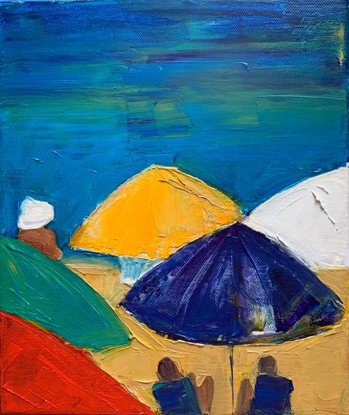 On the beach by Olga Pascari