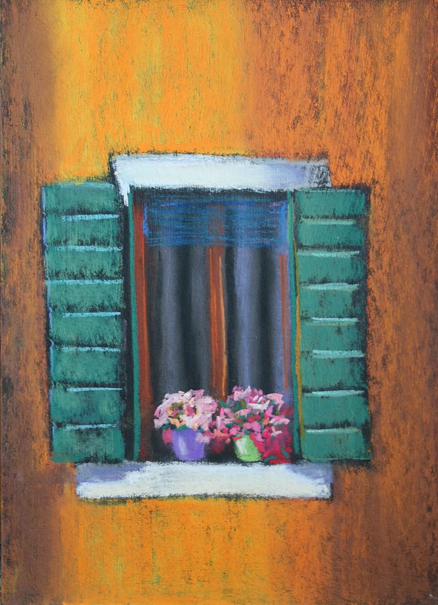 Salana Art / Svetlana Samovarova | Original  Pastel Drawing | Window... | 21 X 30Cm | Artwork For Sale On Artfinder