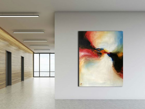 Metamorphosis 1 - Large abstract painting