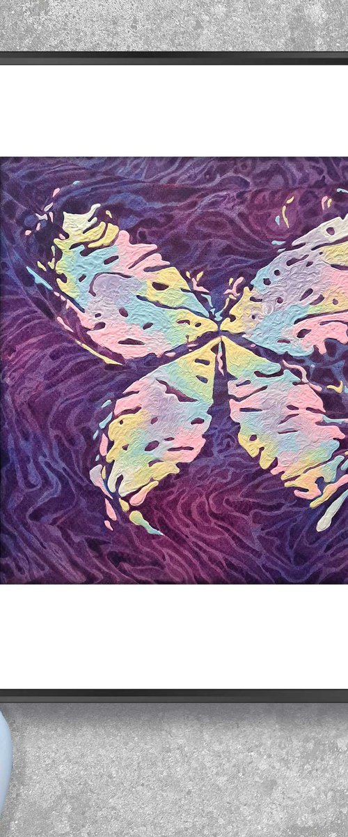 Butterfly «Rainbow Light» by Mariia Raskin