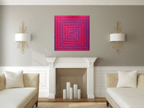 MAGENTA (100 x 100cm) (39.3 x 39.3") XL!!