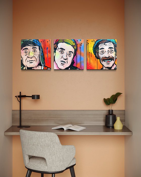El Chavo Del Ocho Triptych