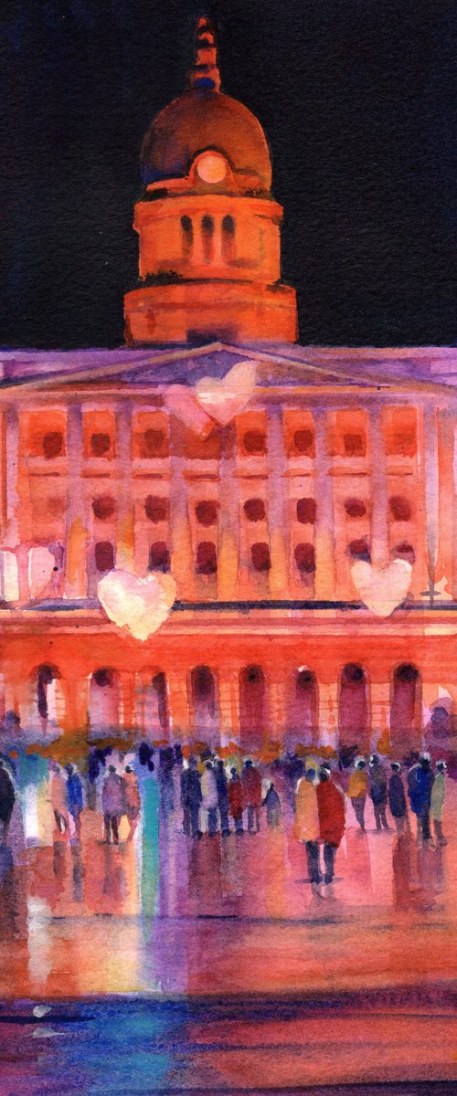 Nottingham Light Night I by Anjana Cawdell