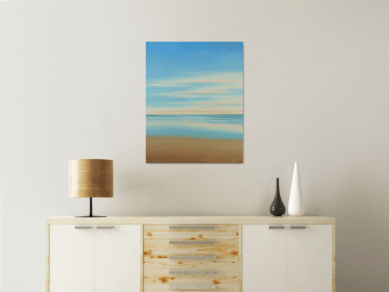 Warm Sand - Blue Sky Seascape