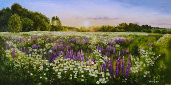 Lupine Meadow Landscape