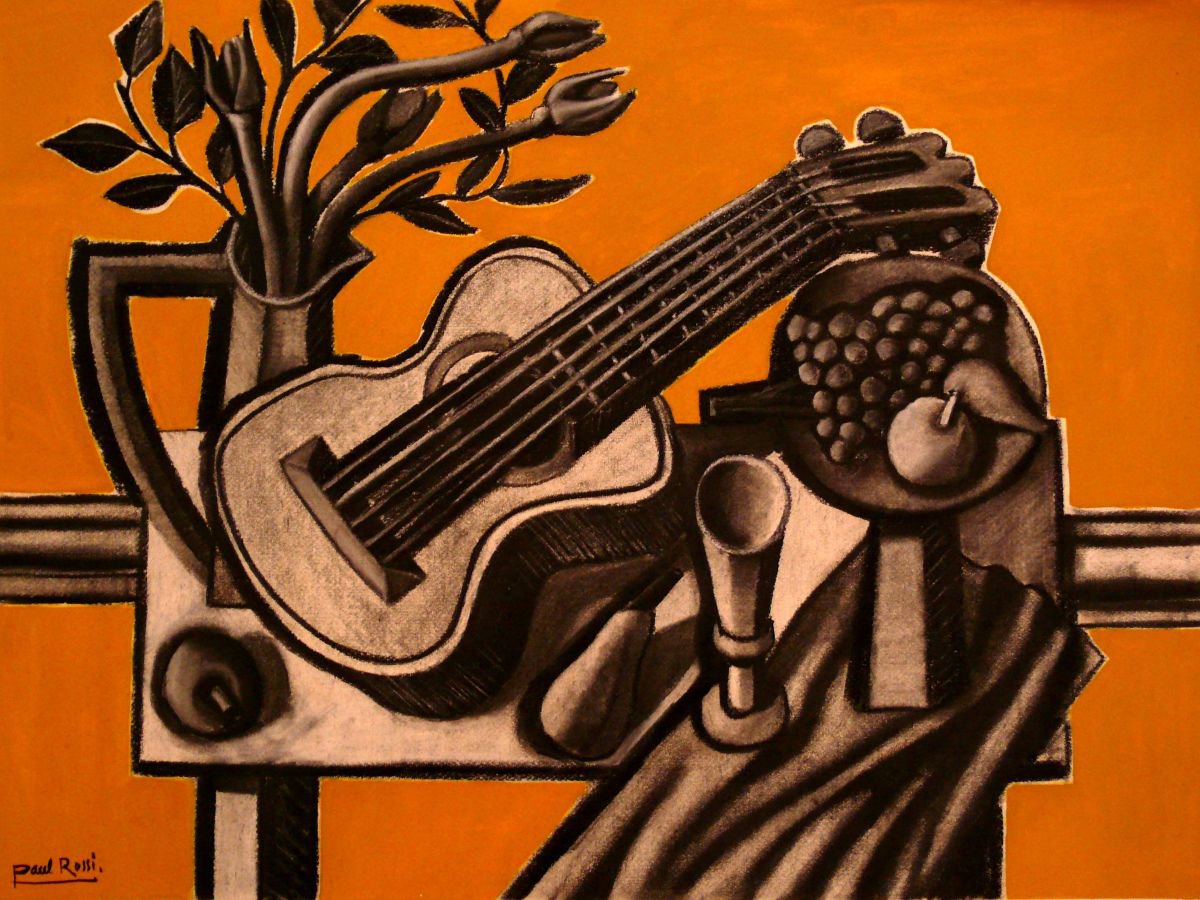 Still-Life With Guitar II by Paul Rossi